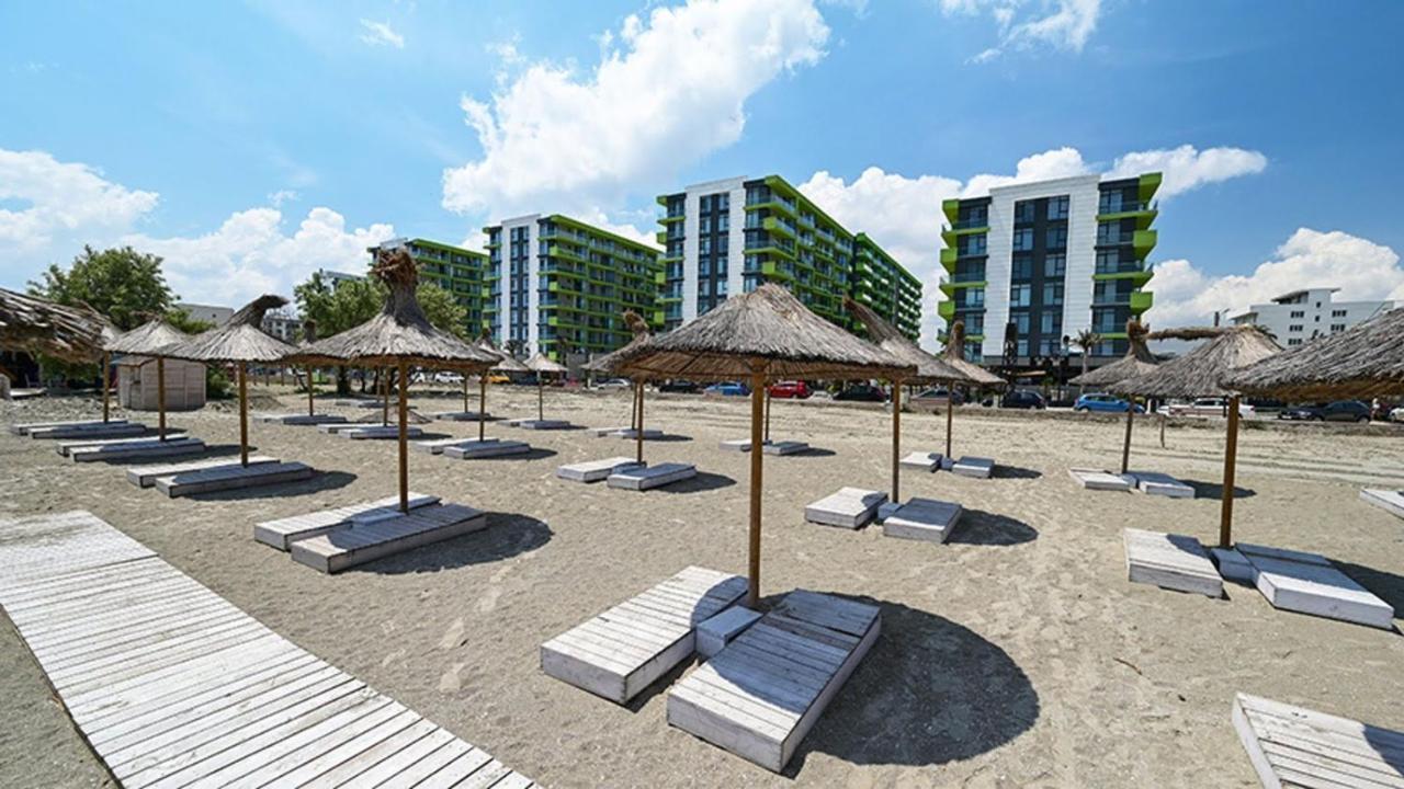 Mur Apartament Alezzi Beach Resort Năvodari Kültér fotó